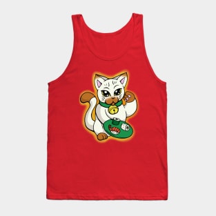 Lucky Sushi Cat Tank Top